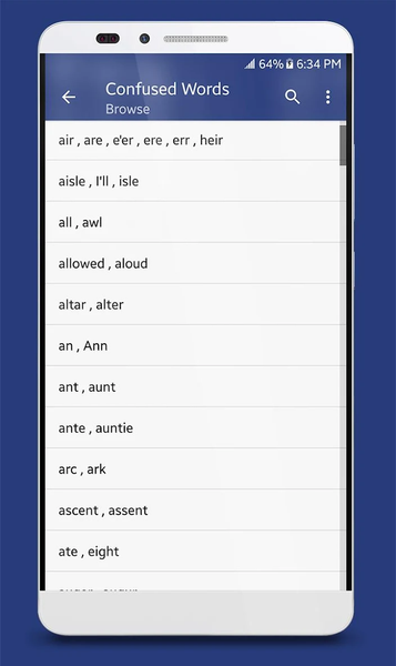 English Confused Words - Image screenshot of android app