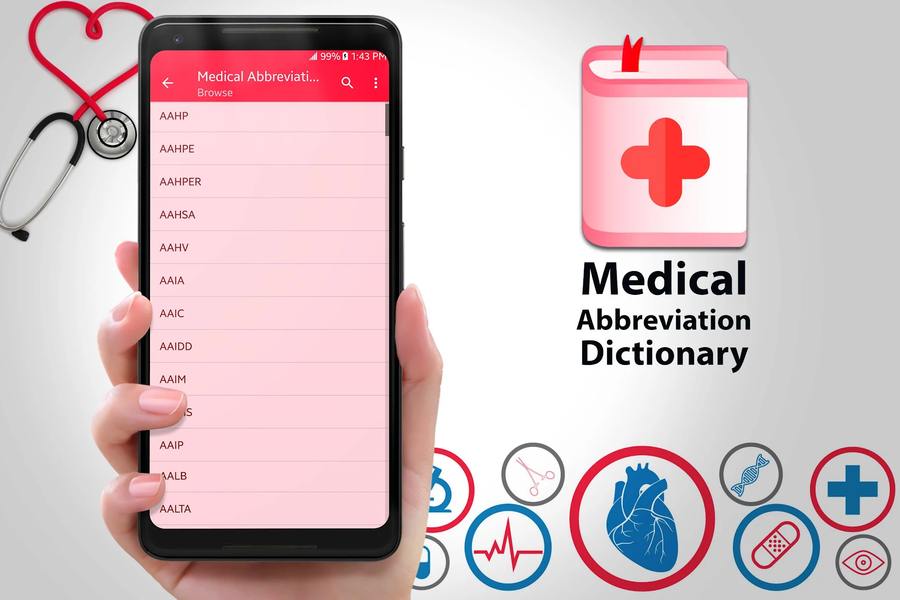 Medical Abbreviations Dict. - Image screenshot of android app