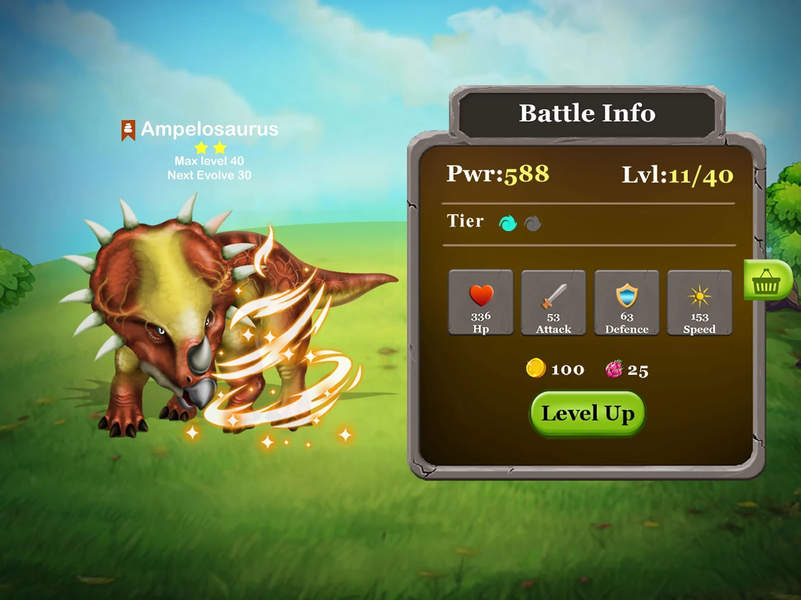 Dino Battle - عکس بازی موبایلی اندروید