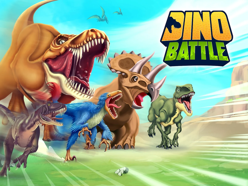 Dino Battle - Gameplay image of android game