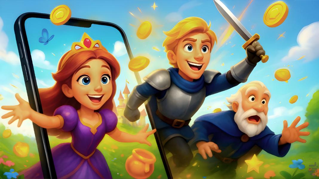 عسل بابا: جورچین و طراحی قلعه - Gameplay image of android game