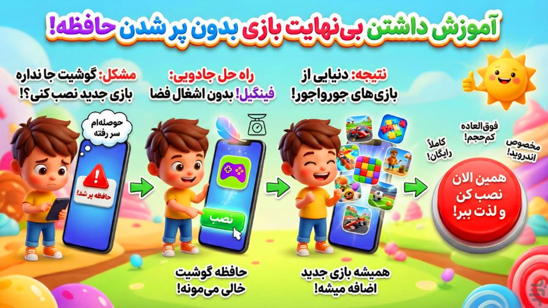 فینگیل - Gameplay image of android game