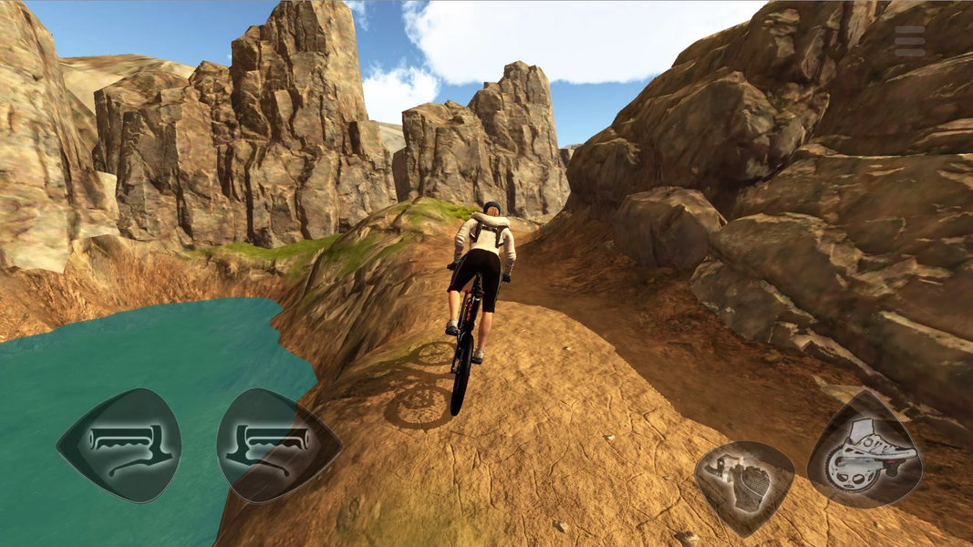 Mountain Bike Freeride - Gameplay image of android game