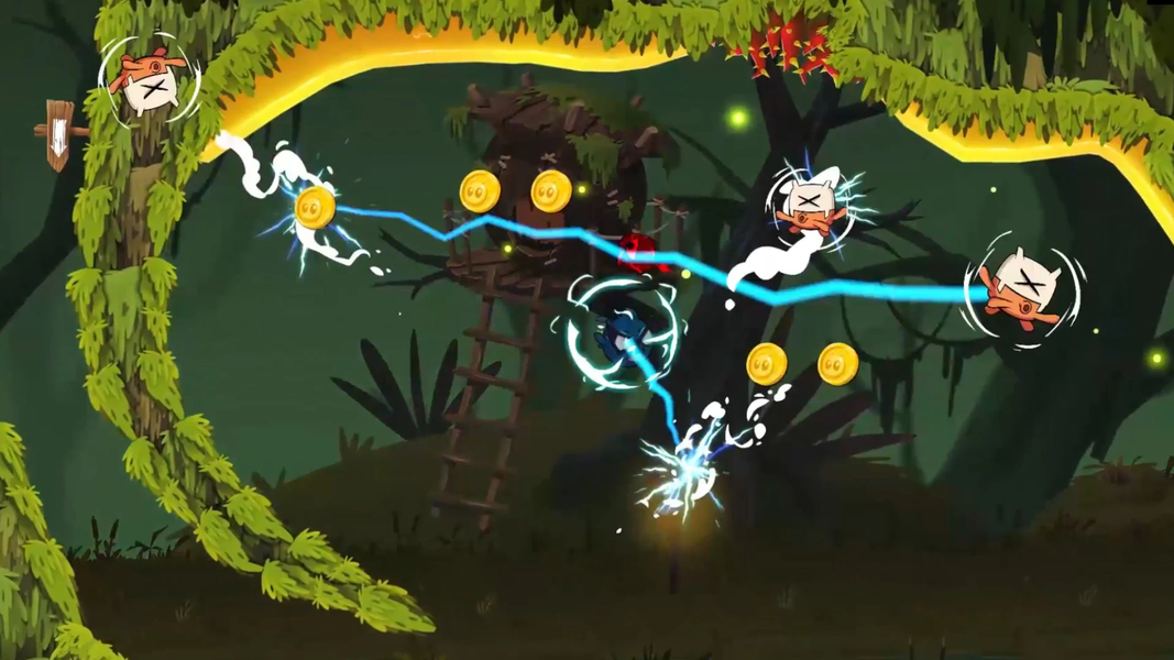 Bouncing Journey - Gameplay image of android game
