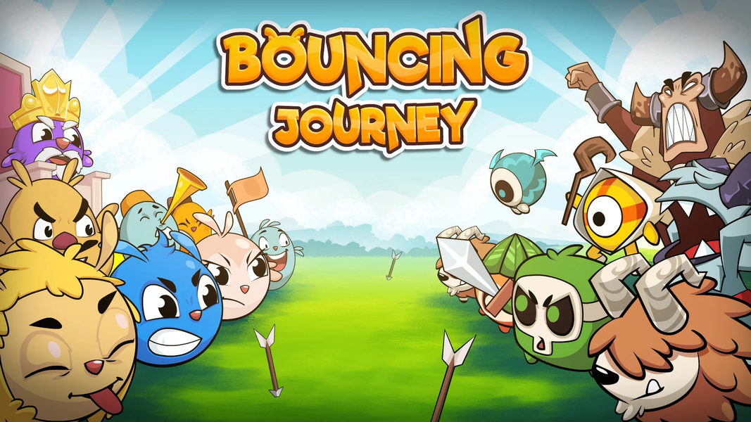 Bouncing Journey - Gameplay image of android game