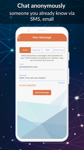 ZigZag - Random Anonymous Chat - عکس برنامه موبایلی اندروید