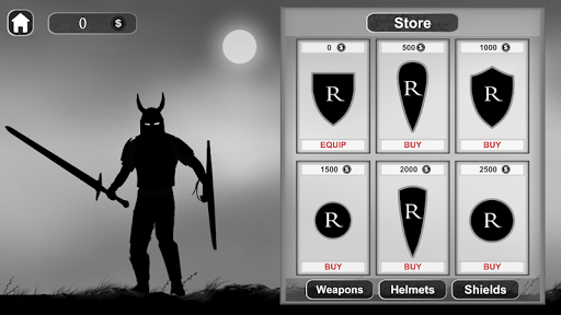 Black Knight - Spartan Knight Games - Gameplay image of android game