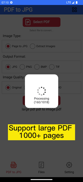 PDF Image Extractor &Converter - عکس برنامه موبایلی اندروید