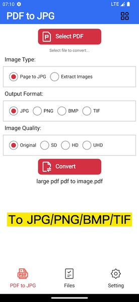 PDF Image Extractor &Converter - عکس برنامه موبایلی اندروید