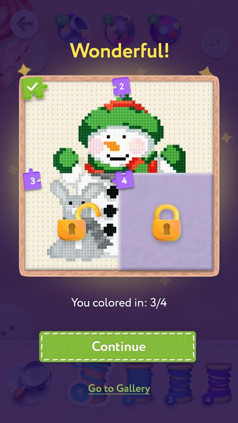Magic Cross Stitch: Pixel Art - Image screenshot of android app