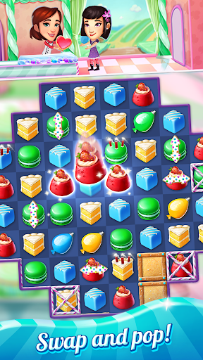 Crazy Cake Swap: Matching Game - Gameplay image of android game
