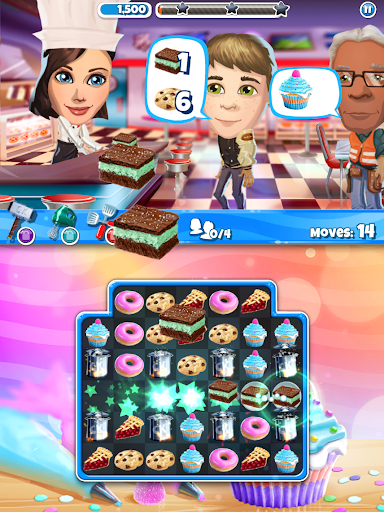 Crazy Kitchen: Match 3 Puzzles - Gameplay image of android game