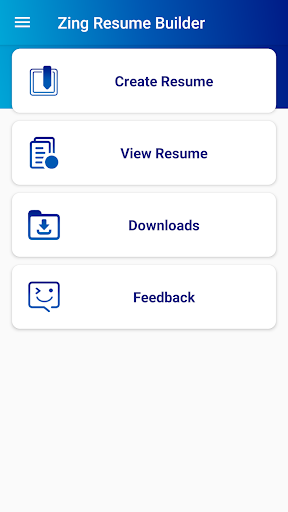 Resume Maker - عکس برنامه موبایلی اندروید