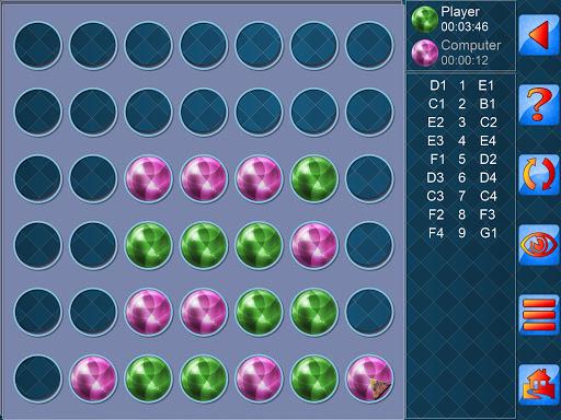 Four In A Line V+, multiplayer connect ۴ game - عکس بازی موبایلی اندروید