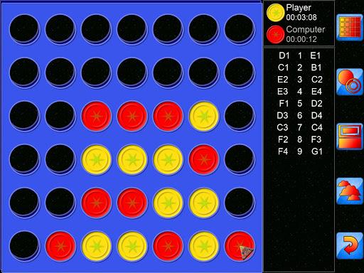 Four In A Line V+, multiplayer connect ۴ game - عکس بازی موبایلی اندروید