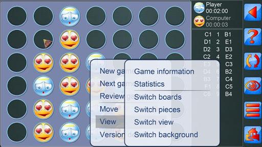 Four In A Line V+, multiplayer connect ۴ game - عکس بازی موبایلی اندروید