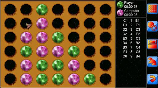 Four In A Line V+, multiplayer connect ۴ game - عکس بازی موبایلی اندروید