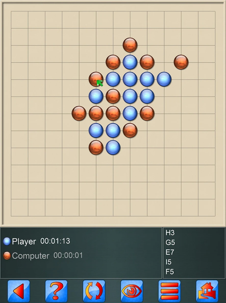 Gomoku, ۵ in a row board game - عکس بازی موبایلی اندروید