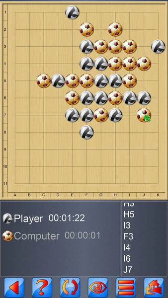 Gomoku, ۵ in a row board game - عکس بازی موبایلی اندروید