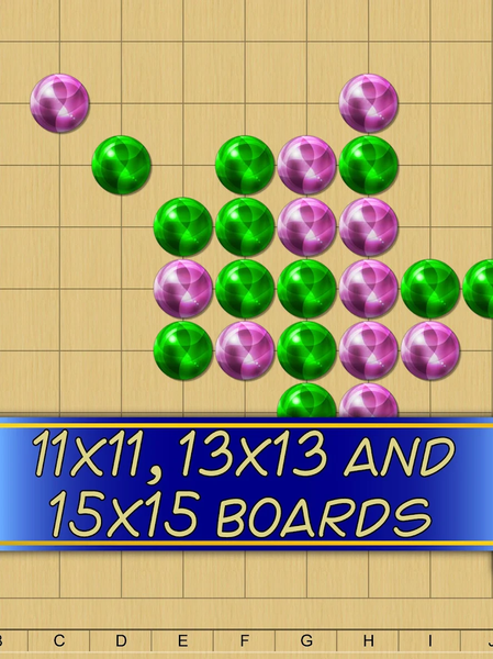 Gomoku, ۵ in a row board game - عکس بازی موبایلی اندروید