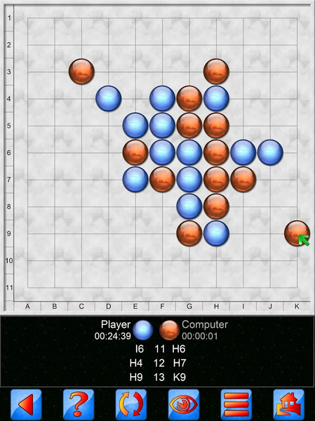 Gomoku, ۵ in a row board game - عکس بازی موبایلی اندروید