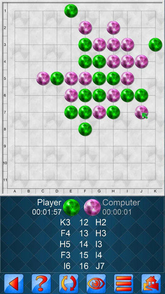Gomoku, ۵ in a row board game - عکس بازی موبایلی اندروید