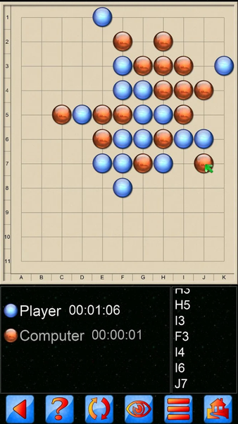 Gomoku, ۵ in a row board game - عکس بازی موبایلی اندروید