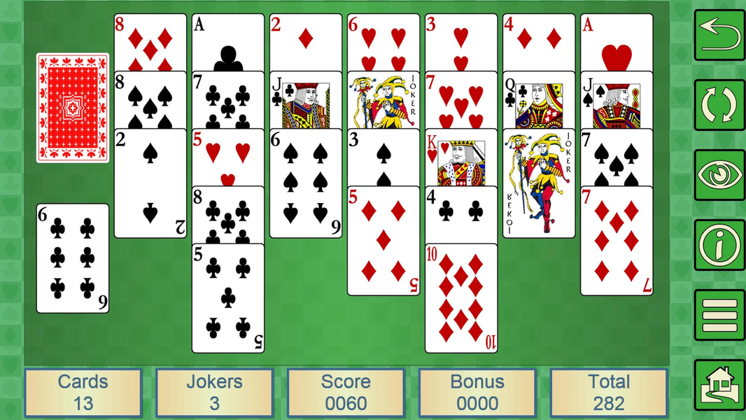 HomeRun V+ - card solitaire - Gameplay image of android game