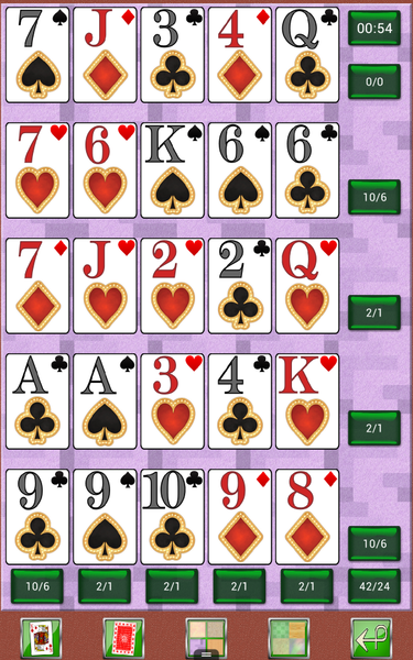 Poker Solitaire card game. - عکس بازی موبایلی اندروید