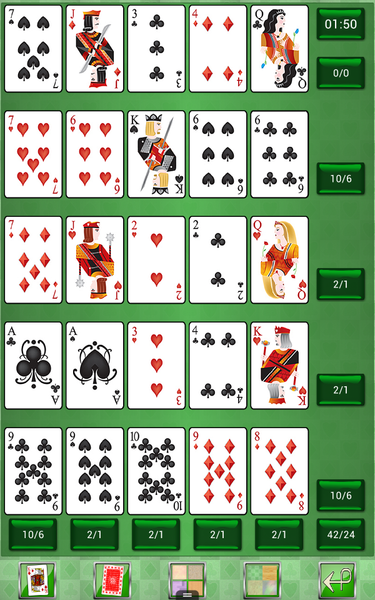 Poker Solitaire card game. - عکس بازی موبایلی اندروید