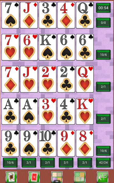Poker Solitaire card game. - عکس بازی موبایلی اندروید