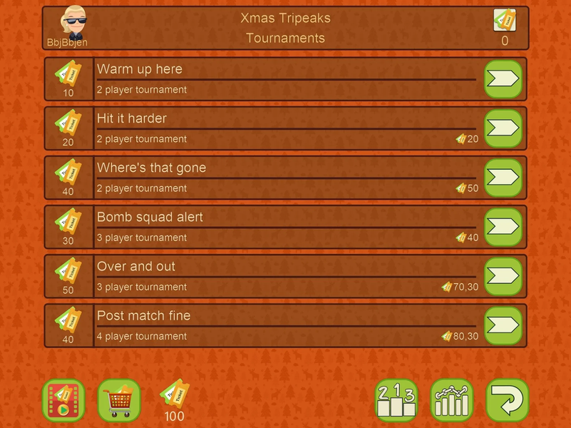 Xmas TriPeaks, card solitaire - عکس برنامه موبایلی اندروید