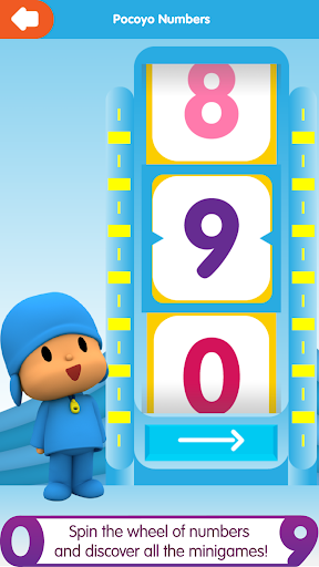 Pocoyo's Numbers game: 1, 2, 3 - Image screenshot of android app