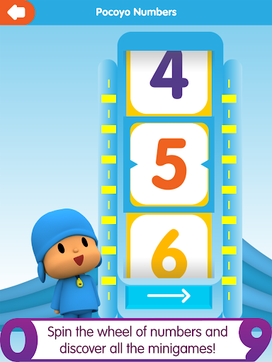 Pocoyo's Numbers game: ۱, ۲, ۳ - عکس برنامه موبایلی اندروید