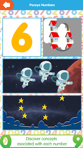Pocoyo's Numbers game: ۱, ۲, ۳ - عکس برنامه موبایلی اندروید