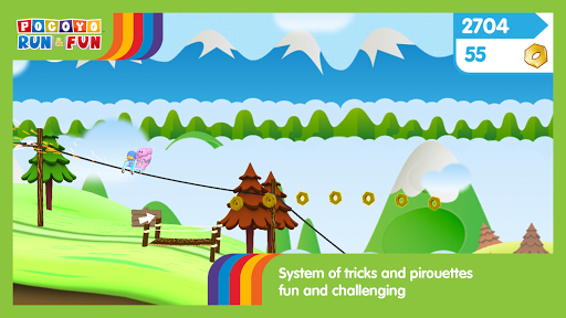 Pocoyo Run & Fun: Cartoon Jump - Gameplay image of android game
