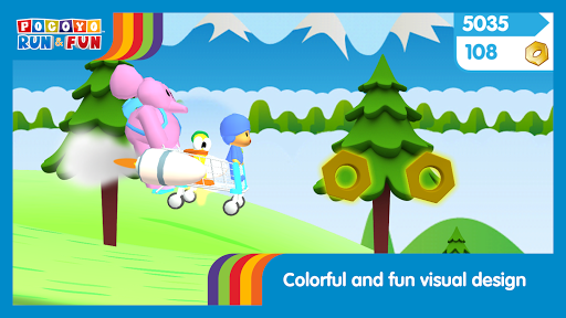 Pocoyo Run & Fun: Cartoon Jump - Gameplay image of android game