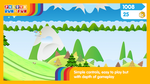 Pocoyo Run & Fun: Cartoon Jump - Gameplay image of android game