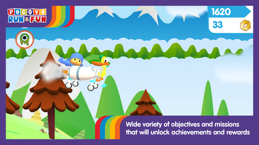 Pocoyo Run & Fun: Cartoon Jump - Gameplay image of android game