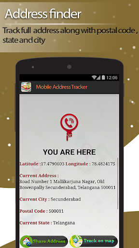 Live Mobile address tracker - عکس برنامه موبایلی اندروید