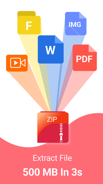 Zip Extractor - UnZIP, UnRAR - Image screenshot of android app