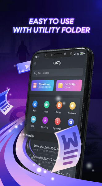 ZipAny: UnZip - RAR Extractor - Image screenshot of android app