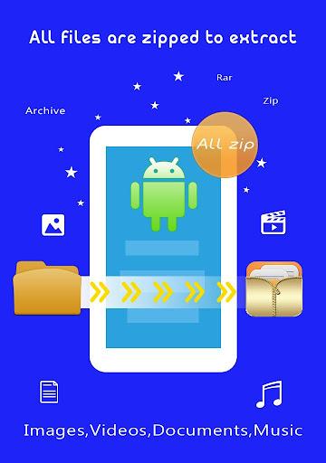 Extract Zip File - Image screenshot of android app