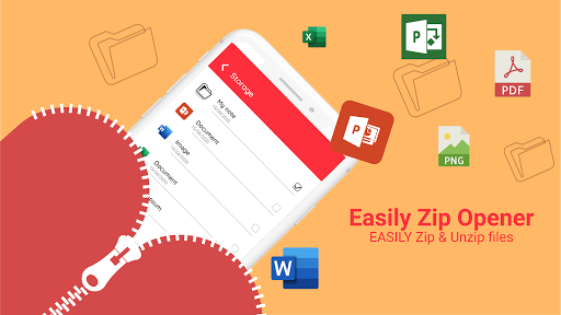 Zip File Opener - Zip File Manager - عکس برنامه موبایلی اندروید