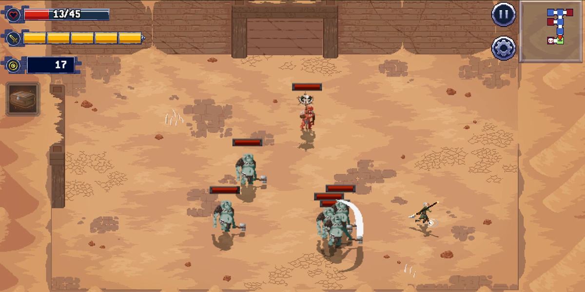 Innocent Warrior - Gameplay image of android game