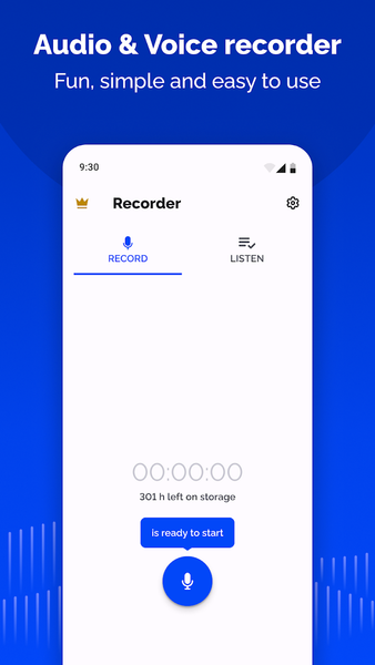 Voice Recorder - Voice Memos - عکس برنامه موبایلی اندروید