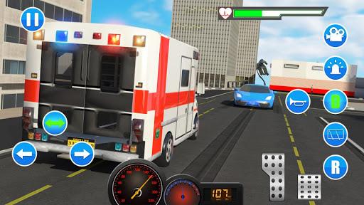 Ambulance Rescue Simulator - Gameplay image of android game