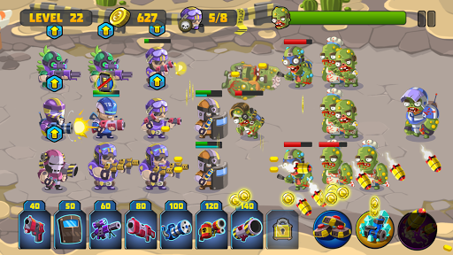 Army vs. Zombies - Gameplay image of android game