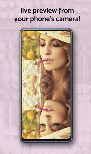 Smart mirror selfie camera - عکس برنامه موبایلی اندروید