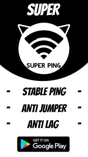 SUPER PING - Anti Lag For Mobi - Image screenshot of android app